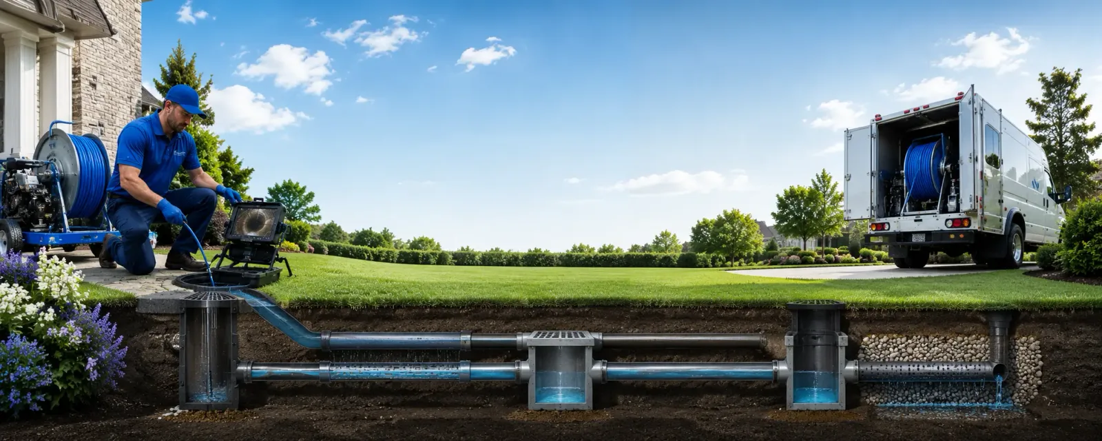 Outdoor drain cleaning information for Annville, KY